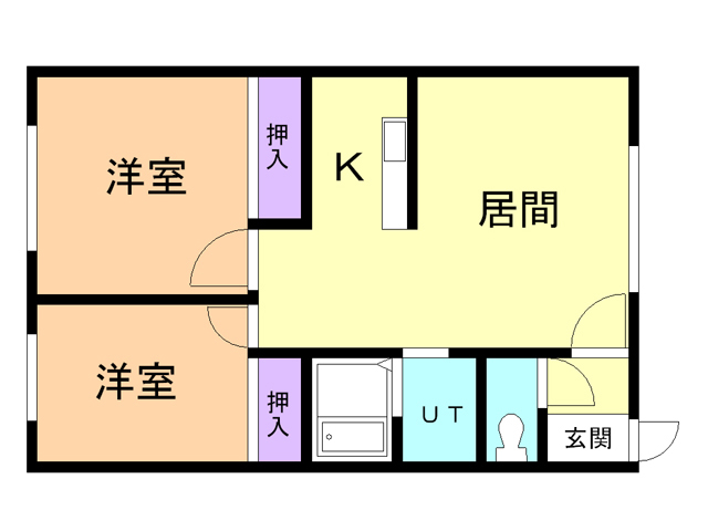 【さくら館Ａの間取り】