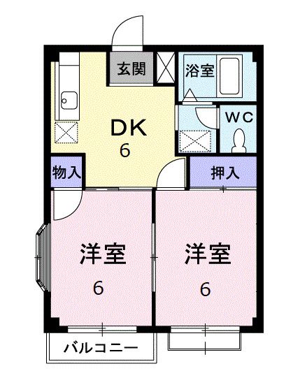 シティーパルの間取り