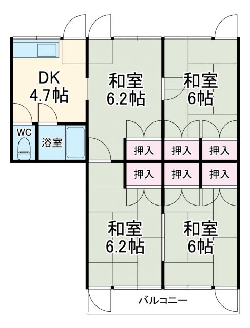 冨田ビルの間取り