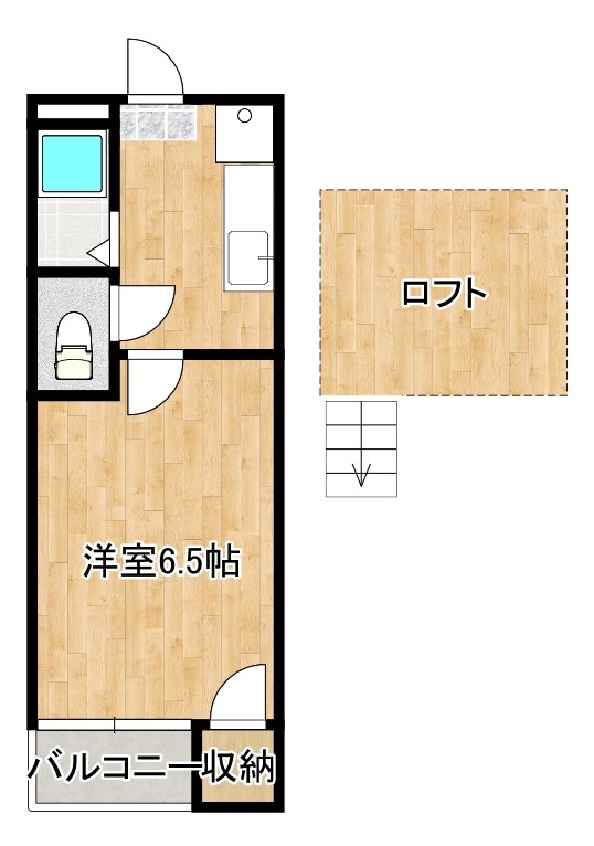 メゾンドロイヤルの間取り