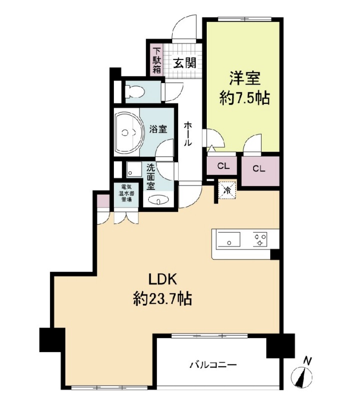 グレンパーク梅田北の間取り