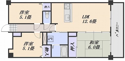 ガーデンヴュー阿品の間取り