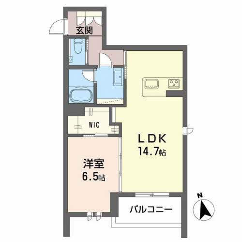 シャーメゾンプレミアス大津の間取り