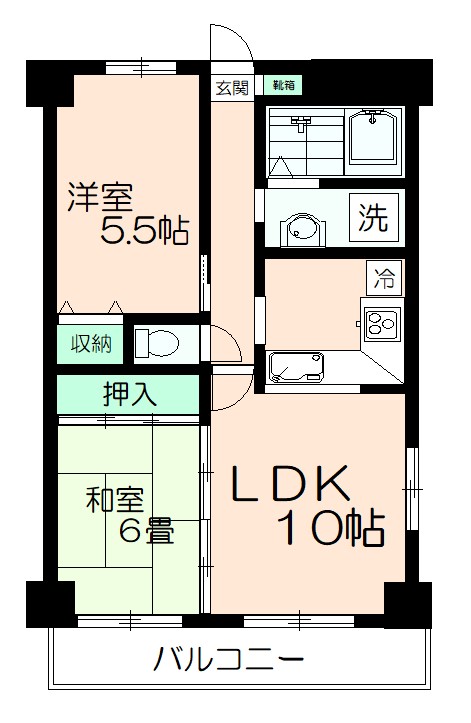 フォンテン24の間取り