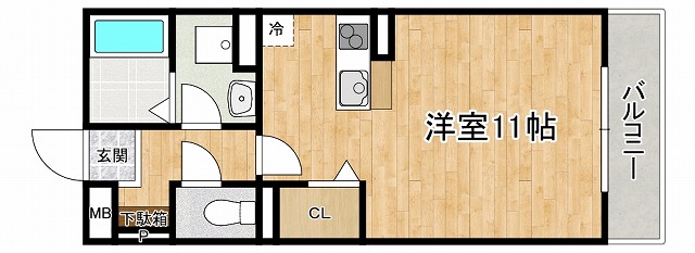 ローズコート芦屋の間取り