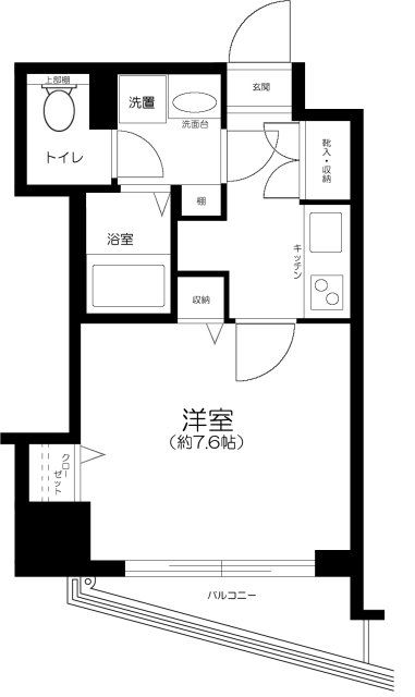 渋谷区神泉町のマンションの間取り