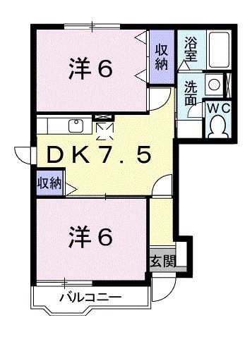 フォルモーント郷古Iの間取り