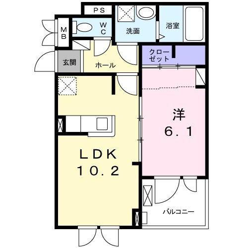 シャルム西町２の間取り