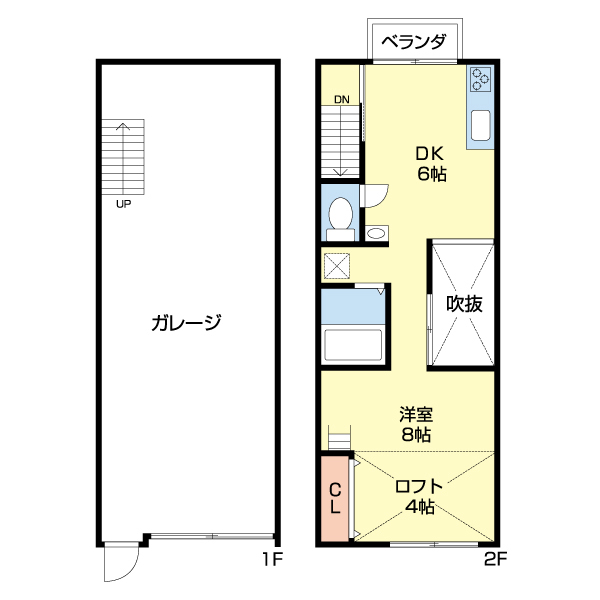 ＧＡＲＡＧＥＨＯＵＳＥ　ＲＥＧＡの間取り