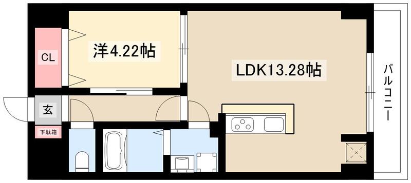 GRANDUKE古出来の間取り