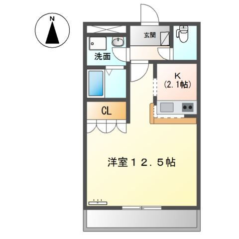 シャルドネ弥生が丘IIの間取り