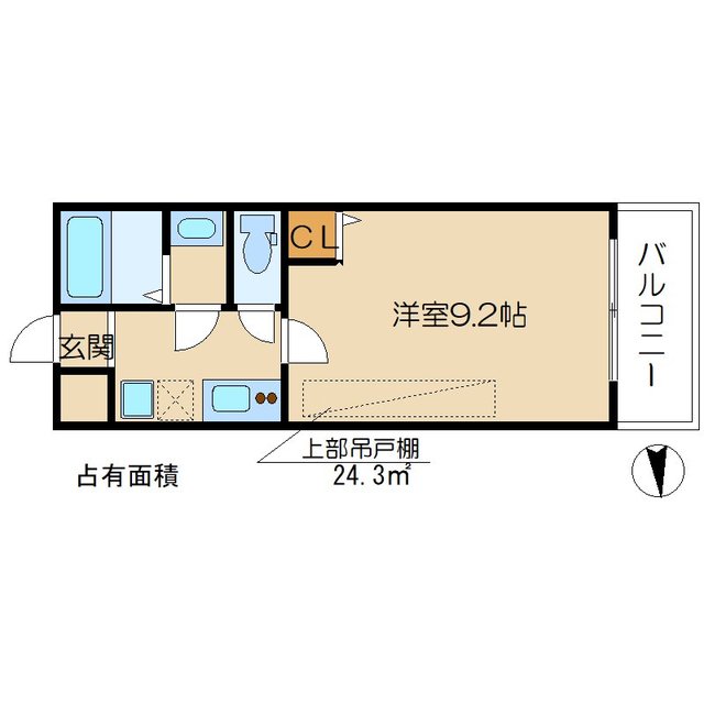 アビタシオン東山の間取り