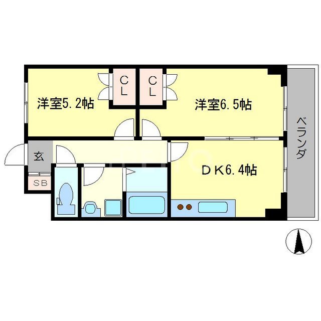 イースト創染舎の間取り