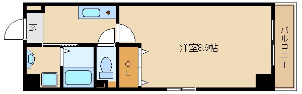 尼崎市東難波町のマンションの間取り