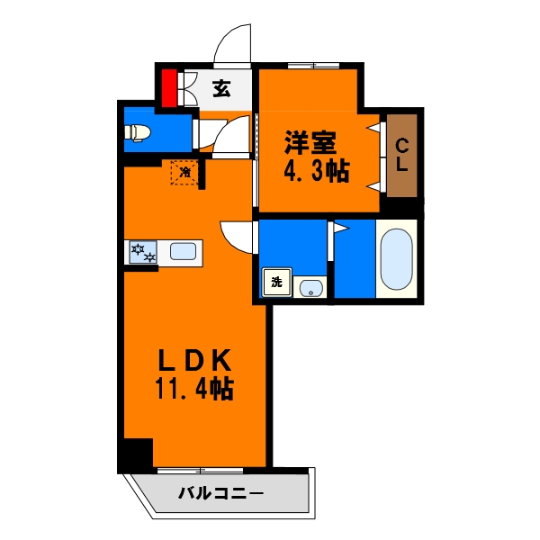 D-ROOM　NOBUTOの間取り