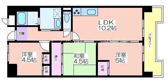 サニーコットン住之江の間取り