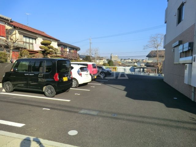 【桜の駐車場】