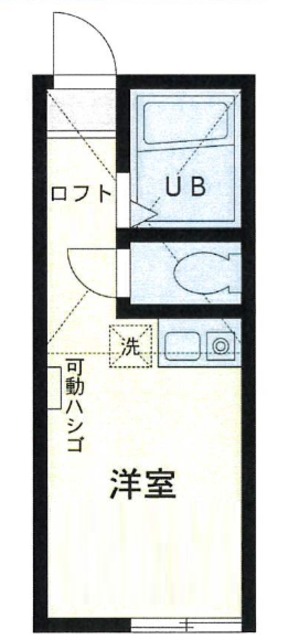 【ユナイト宮前平ウィンザーの間取り】