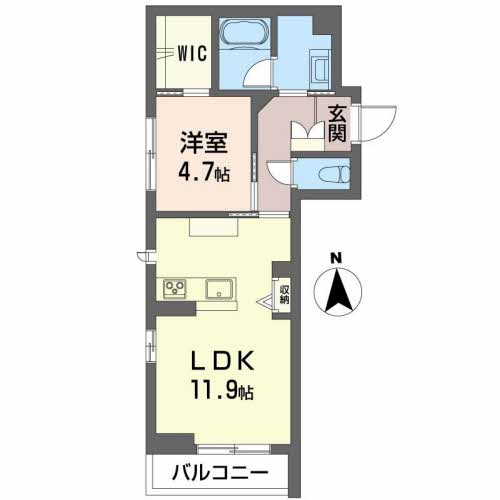 エトワール北仙台の間取り