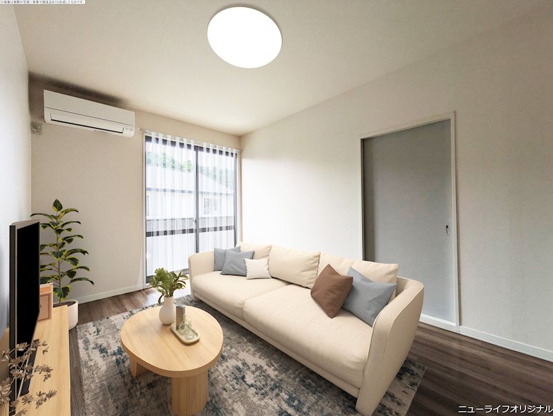 居室・リビング　6.7帖洋室☆キッチン続きで使い勝手の良いお部屋です☆