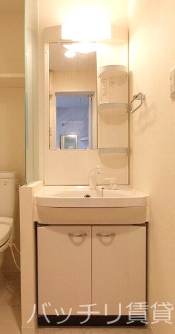 洗面設備　画像は別号室タイプの為、現状を優先致します。