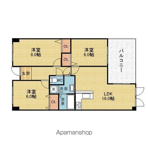 サンライズ緑丘の間取り写真