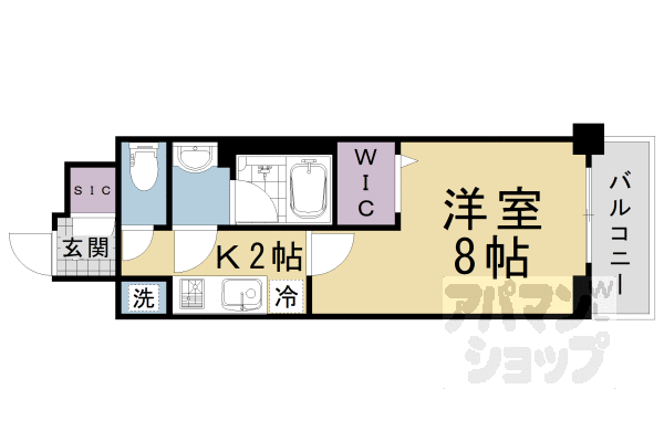 ベラジオ雅び京都西院の間取り写真