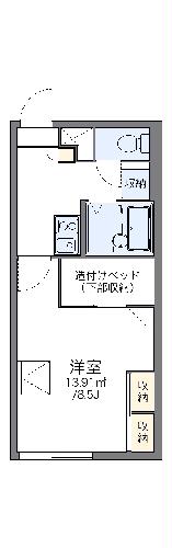 レオパレスソレーユIの間取り