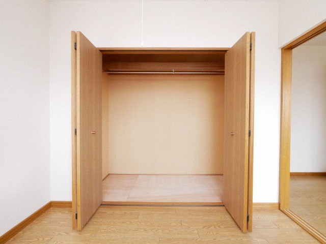 収納　壁一面の大型クローゼットです！
