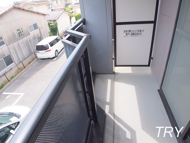 バルコニー　東向きのバルコニー