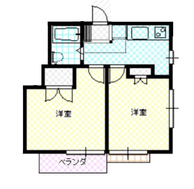 カーサアイ　新富町の間取り