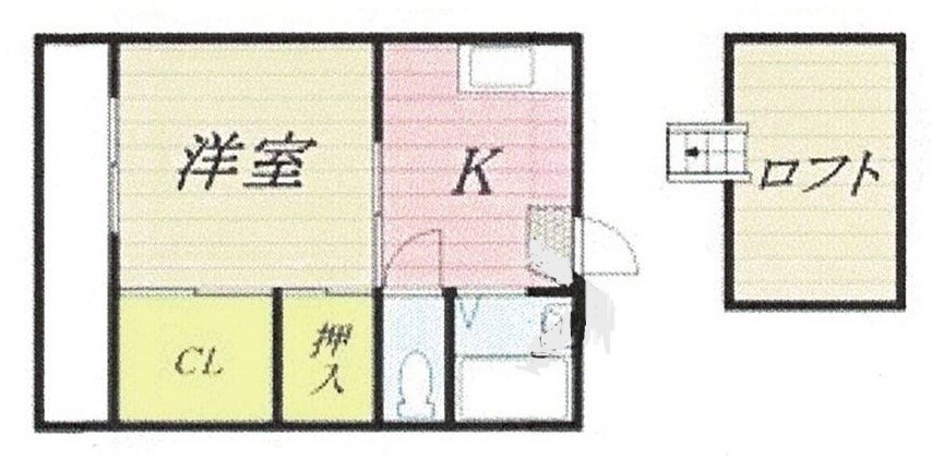 ドエルミツバ緑ヶ丘B棟B棟の間取り