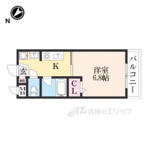 メゾン小西梅影５の間取り