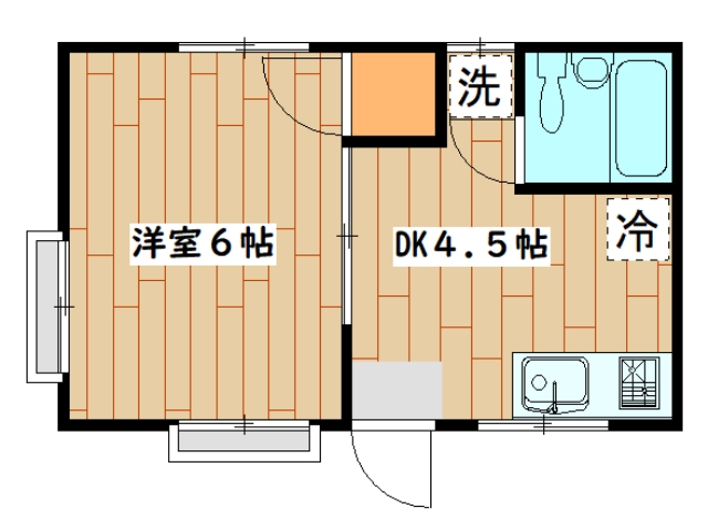 川崎市高津区瀬田のアパートの間取り