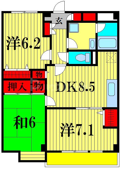 パインツリーコートの間取り