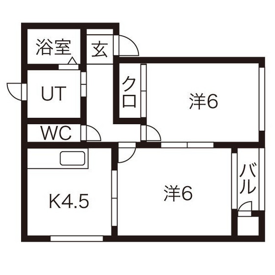 セレッソ加賀野Ａの間取り