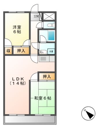 ファミリータウンむらたの間取り