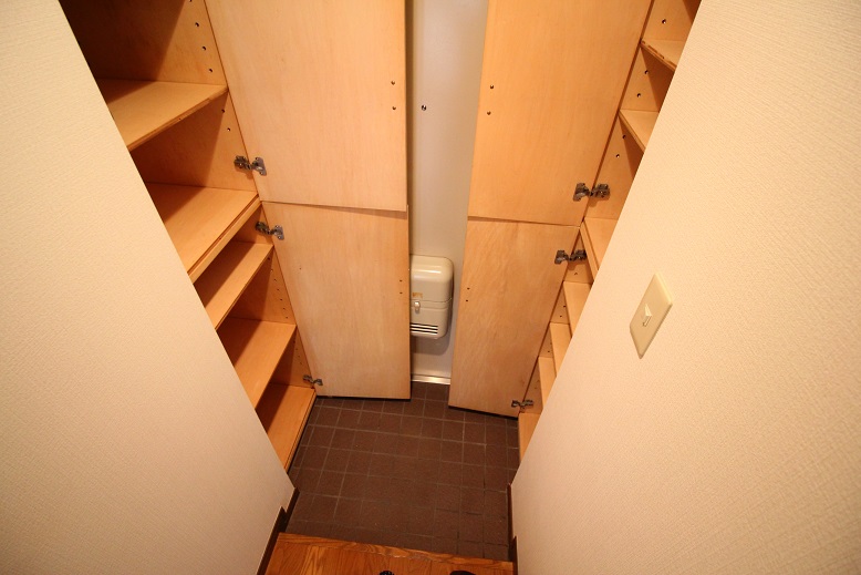 収納　玄関の収納です