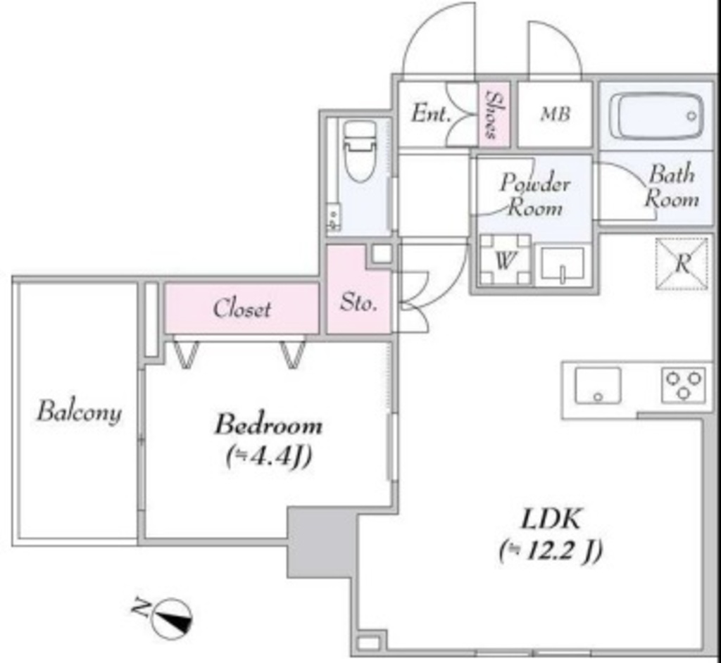 URBANLINK護国寺の間取り