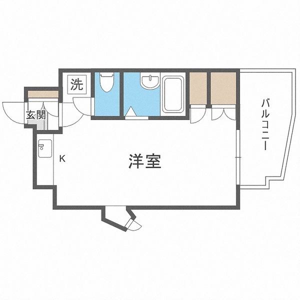 グランドール丸和中の島の間取り