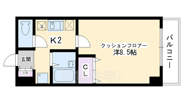 ＳＵＮ　ＶＩＳＴＡ四条 （サンビスタ四条）の間取り