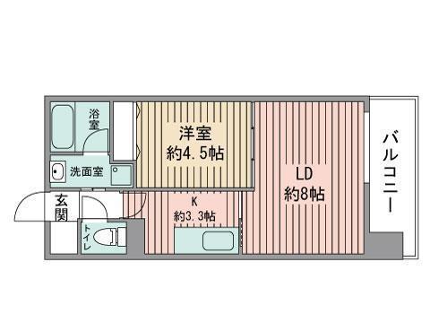 ヴォーネン円山裏参道の間取り