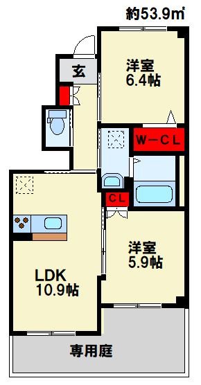 フルーレの間取り