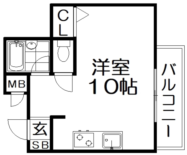 ドミシル野村の間取り