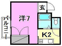 【コンフォート西山の間取り】