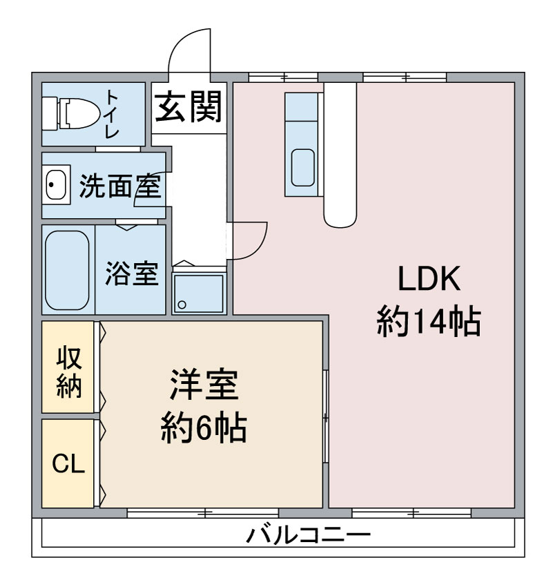 近藤マンションの間取り