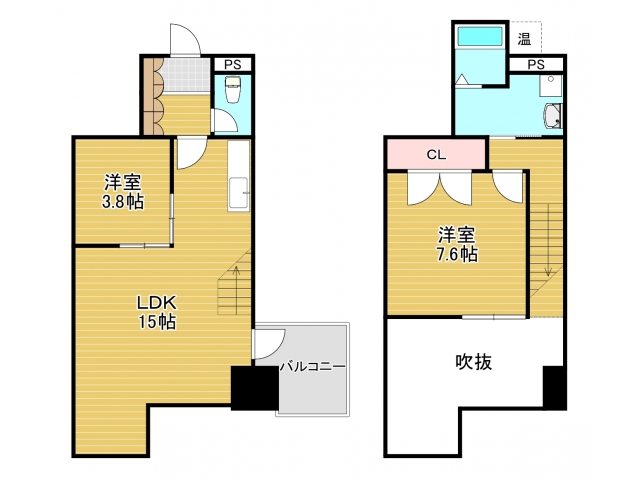 GALA小倉の間取り