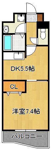 ベイプレイス小倉の間取り