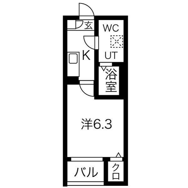 メイクスＲ矢田Iの間取り