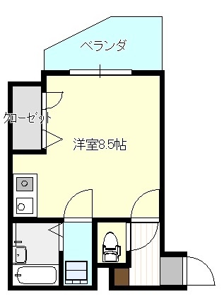 アクテュエル梅田の間取り